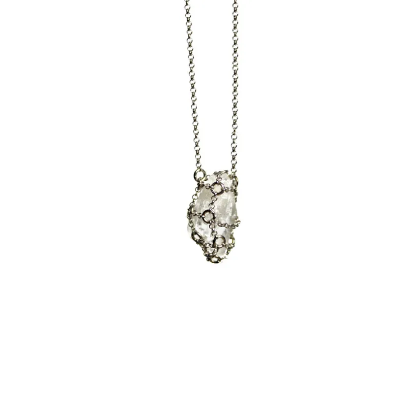 Caged Quartz Necklace sold by MHART