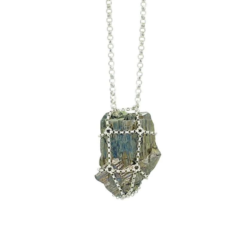 Arsenopyrite Necklace sold by MHART