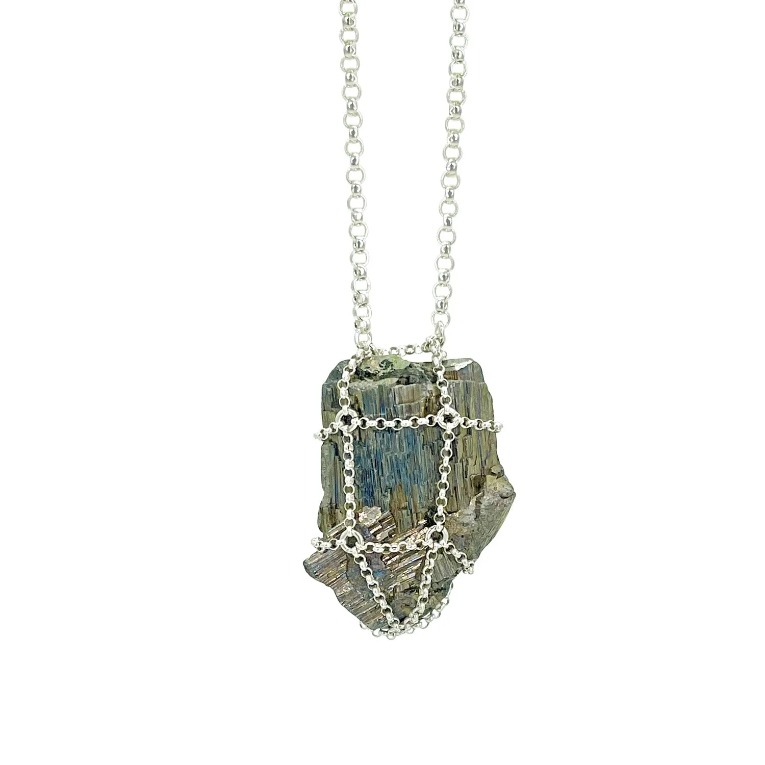 Arsenopyrite Necklace sold by MHART