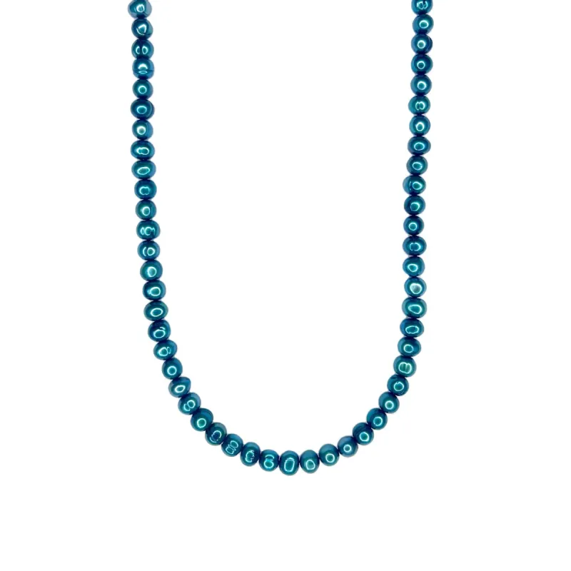 Turquoise Pearl Necklace sold by MHART