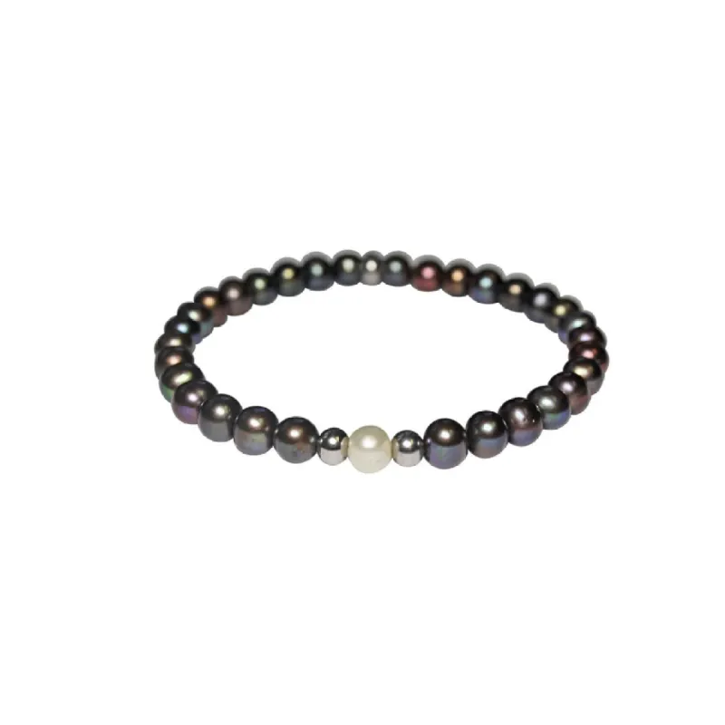 W Pearl Bracelet sold by MHART