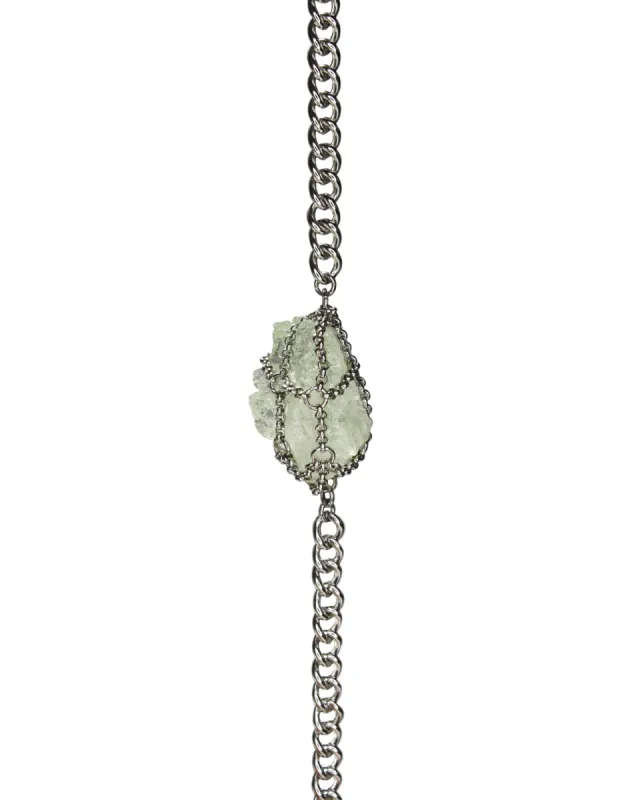 Caged Aquamarine Chain Necklace sold by MHART
