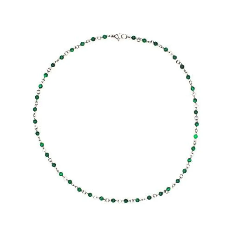 Malachite Gemstone Necklace sold by MHART