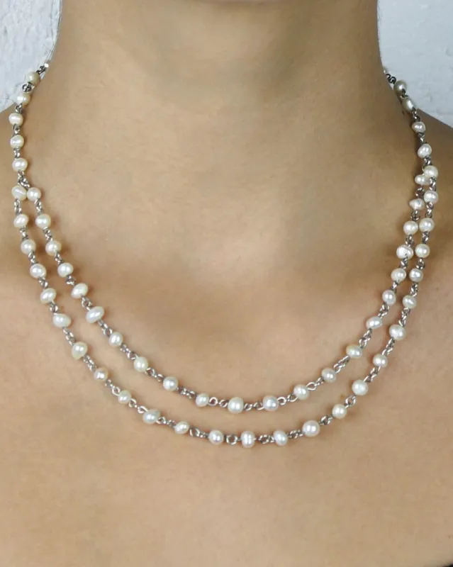 Layered Pearl Necklace sold by MHART