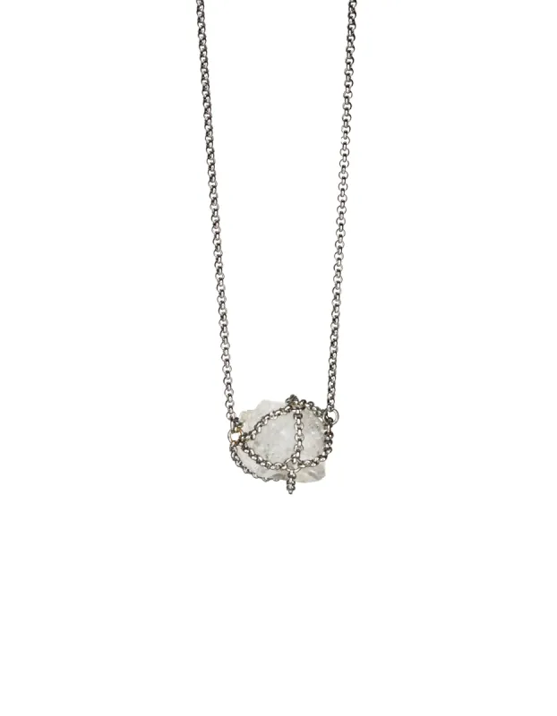 Caged Quartz Necklace sold by MHART