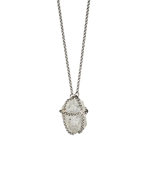 Caged Quartz Necklace sold by MHART