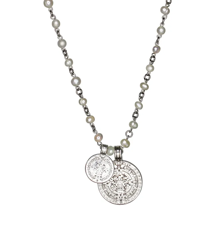 Pearl Coins Necklace sold by MHART