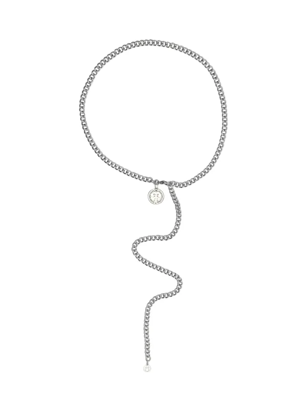 Long Chain Coin Necklace sold by MHART