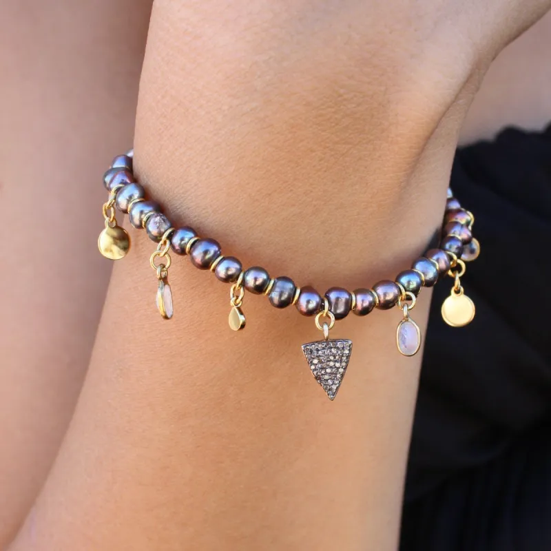 Gemstone Diamond Bracelet sold by MHART