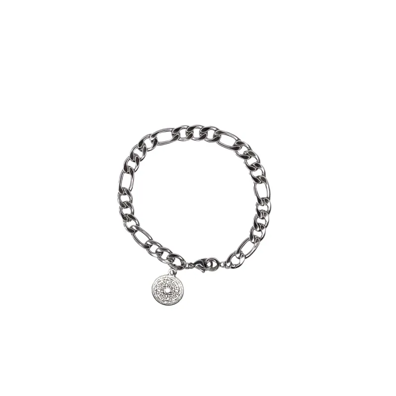 Figaro Coin Bracelet sold by MHART