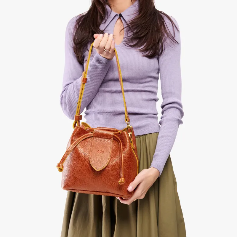 'Almost Perfect' Firefly Bucket Bag sold by Portland Leather Company