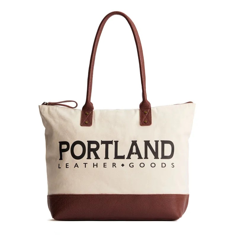 Signature Canvas Tote Bag sold by Portland Leather Company