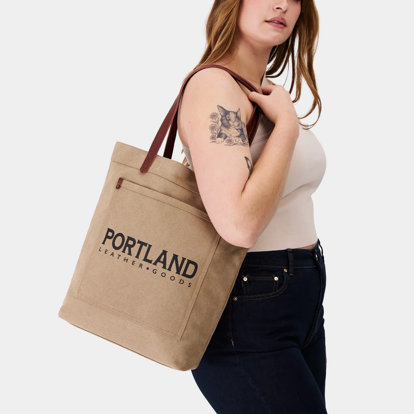 Northwood Canvas Tote sold by Portland Leather Company product image thumbnail 3