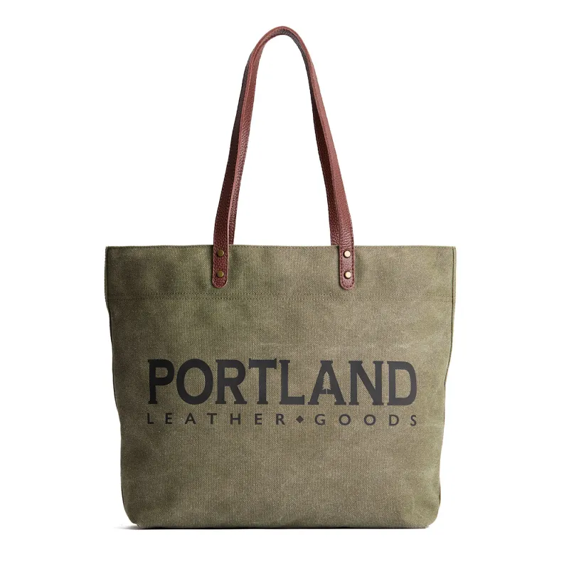 Deadwood Canvas Tote sold by Portland Leather Company