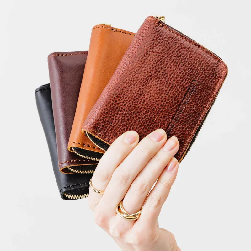 'Almost Perfect' Small Zip Wallet sold by Portland Leather Company