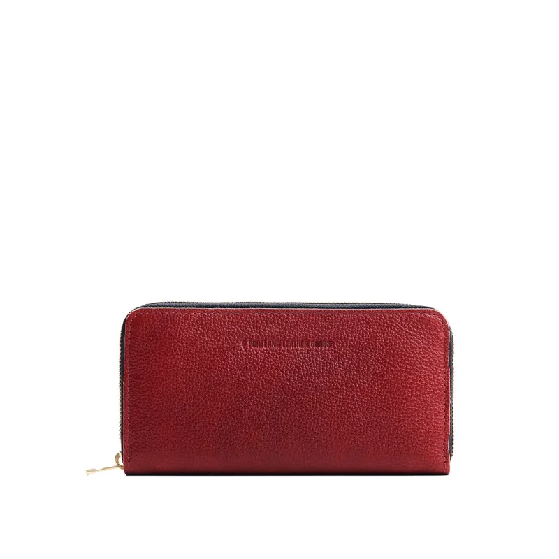 'Almost Perfect' Accordion Zip Wallet made by Portland Leather Company