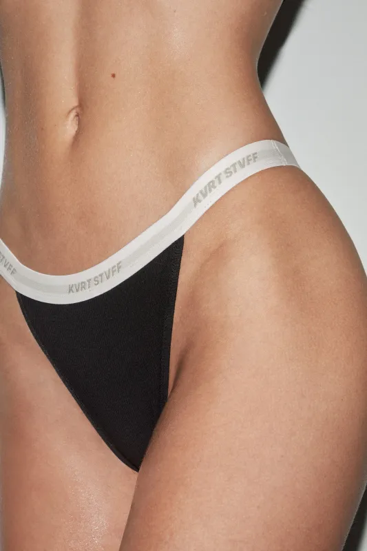 2 Pack Black Chad Bikini Brief made by KVRT STVFF