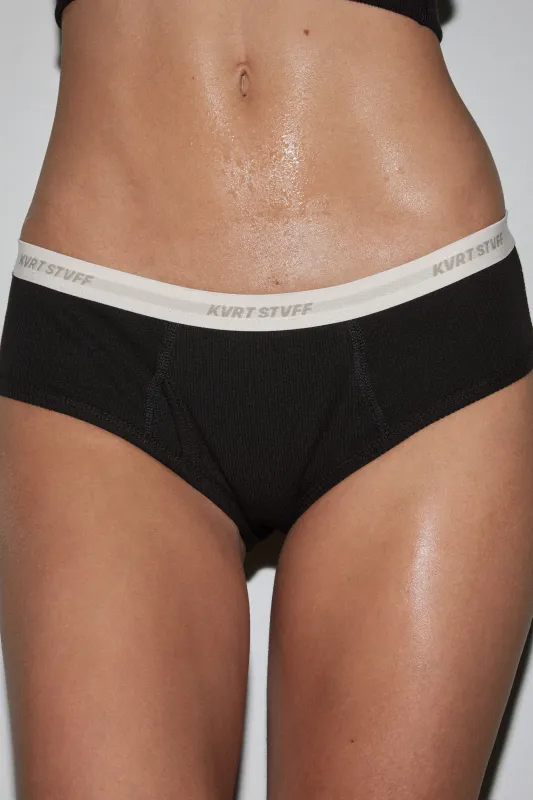 Black Chad Classic Brief made by KVRT STVFF