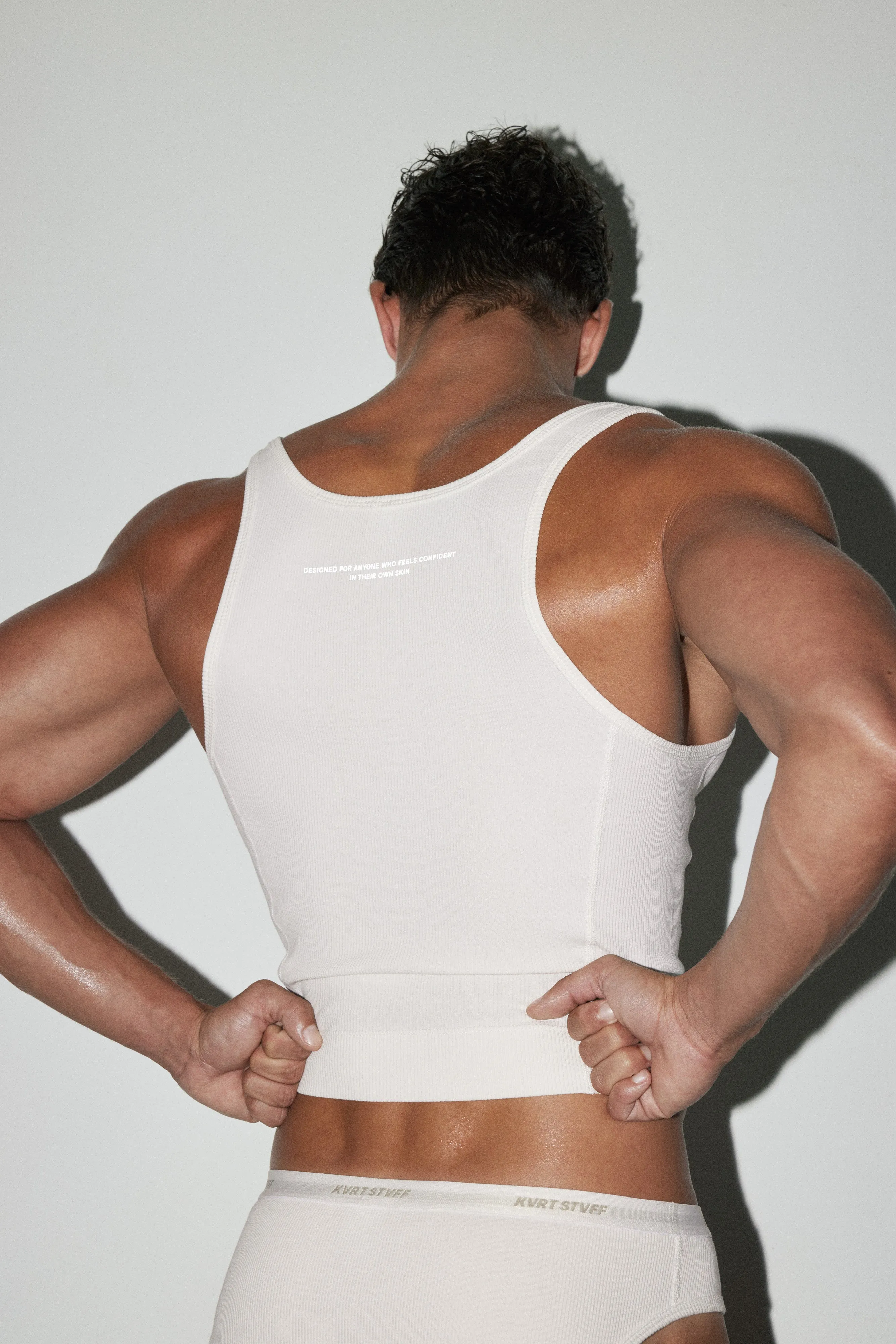 Off-White Chad Crop Top sold by KVRT STVFF