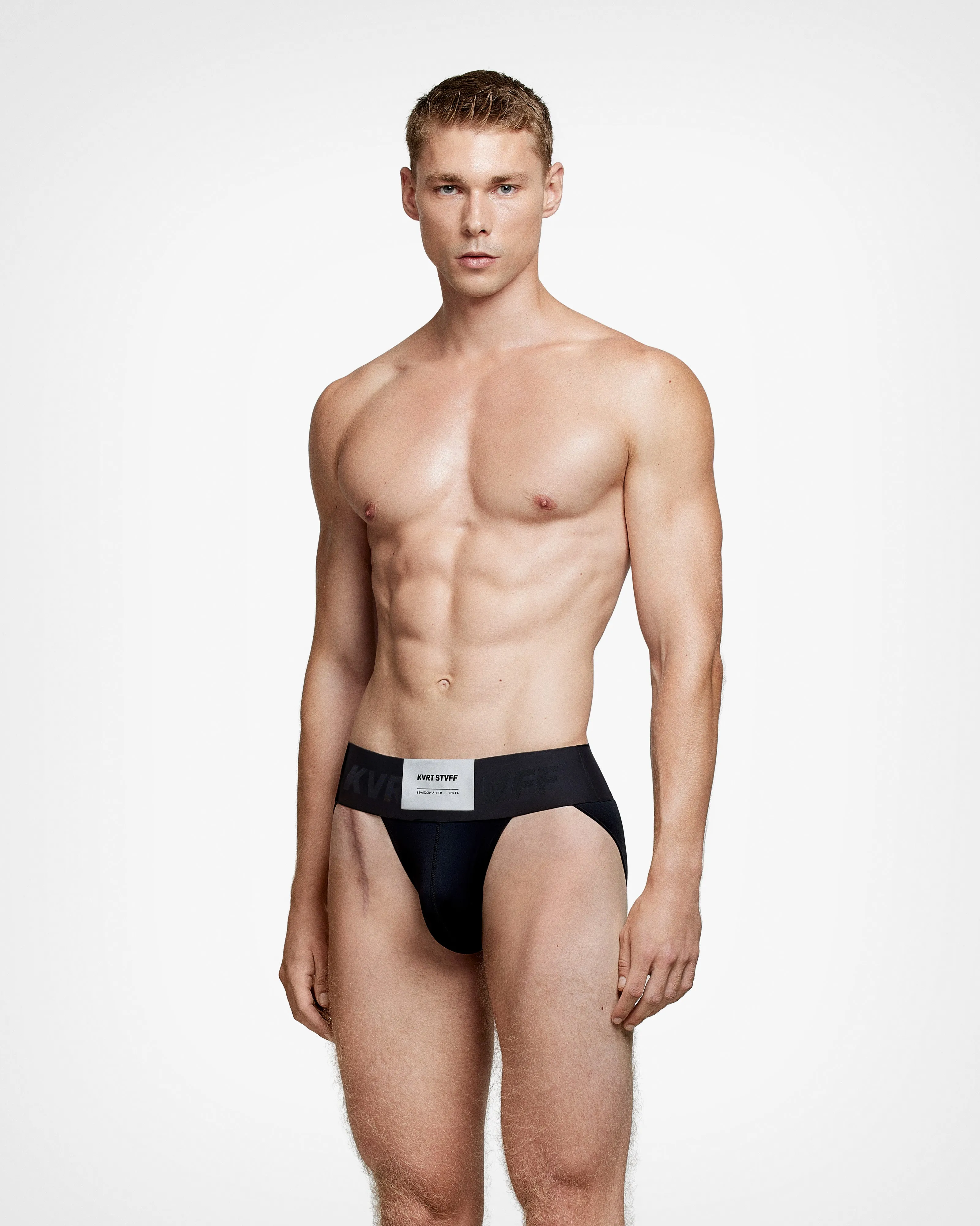Black Macro Sport Brief sold by KVRT STVFF product image thumbnail 3