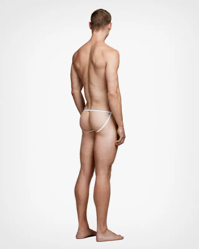 White Micro Jockstrap sold by KVRT STVFF