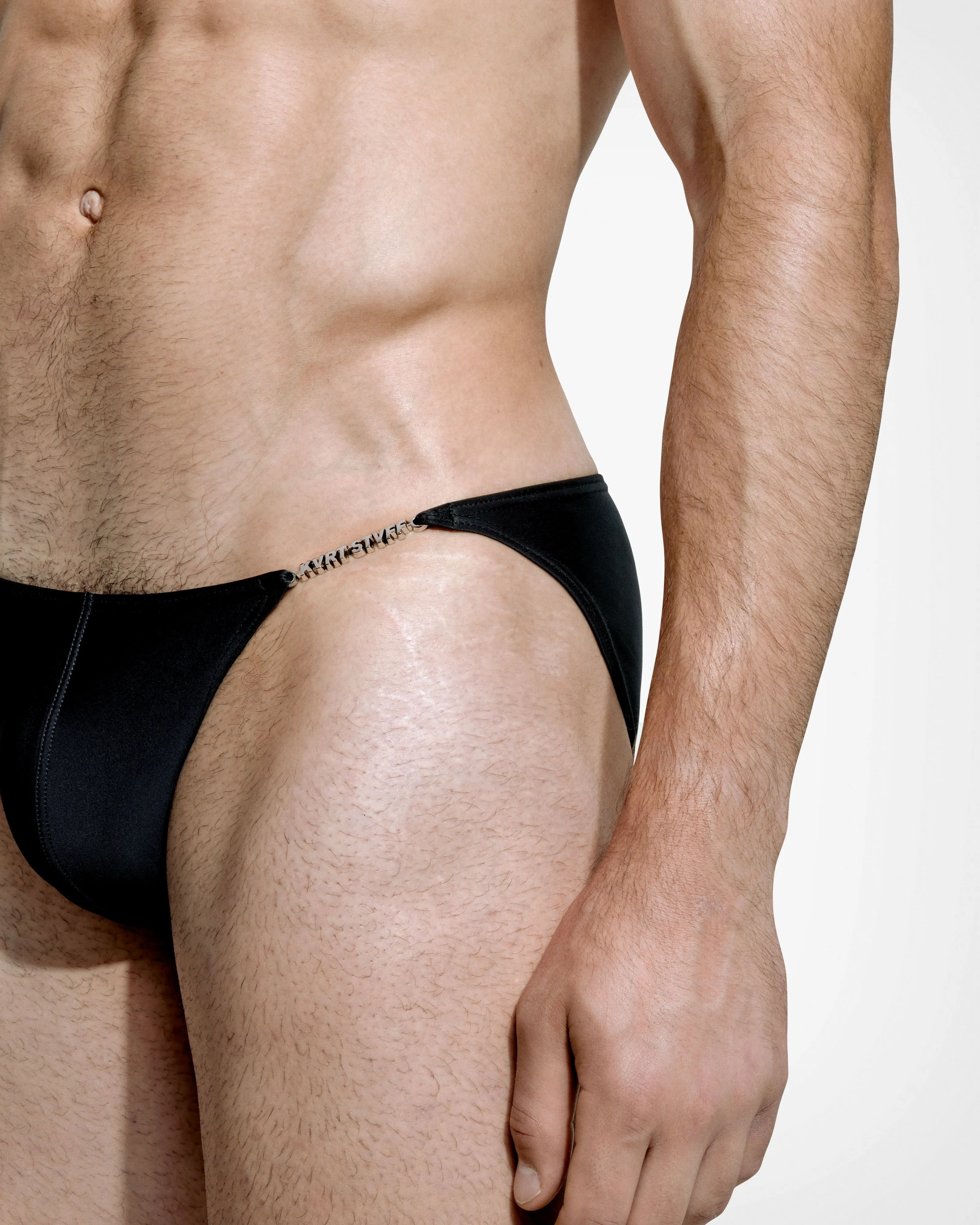 Black Hal Swim Brief sold by KVRT STVFF product image thumbnail 4