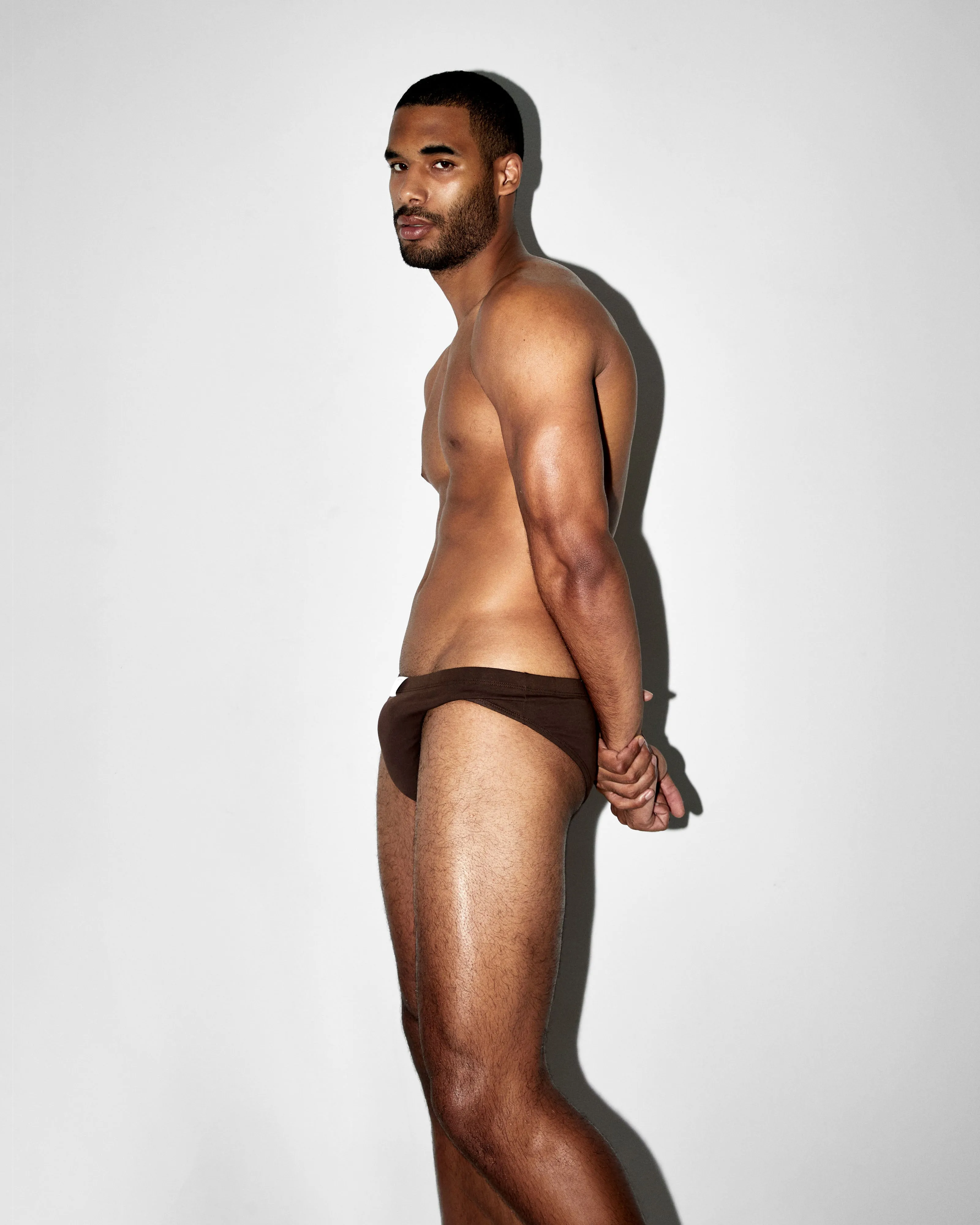 Cocoa KVRT Cotton Vintage Brief sold by KVRT STVFF