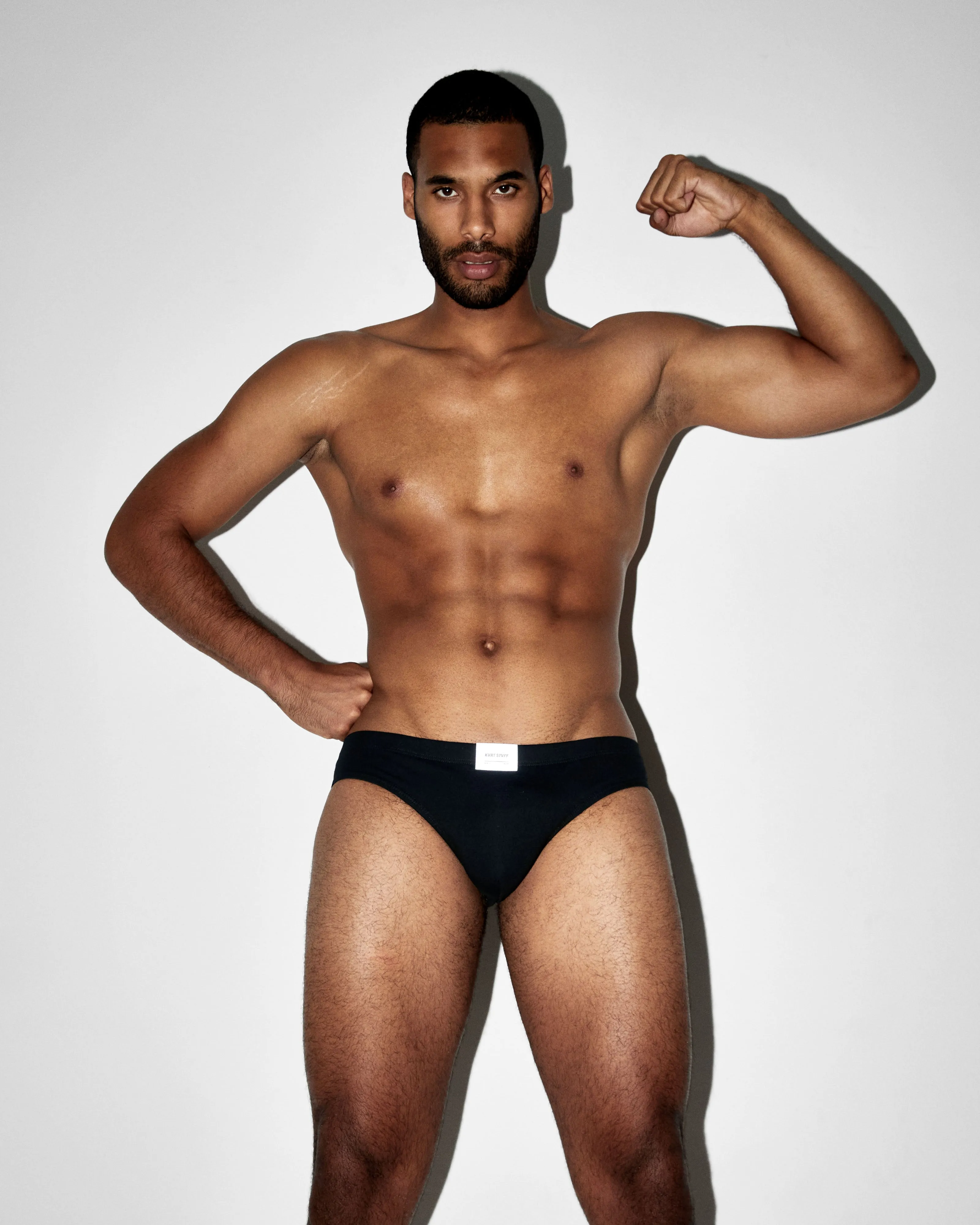 Black KVRT Cotton Vintage Brief sold by KVRT STVFF product image thumbnail 3