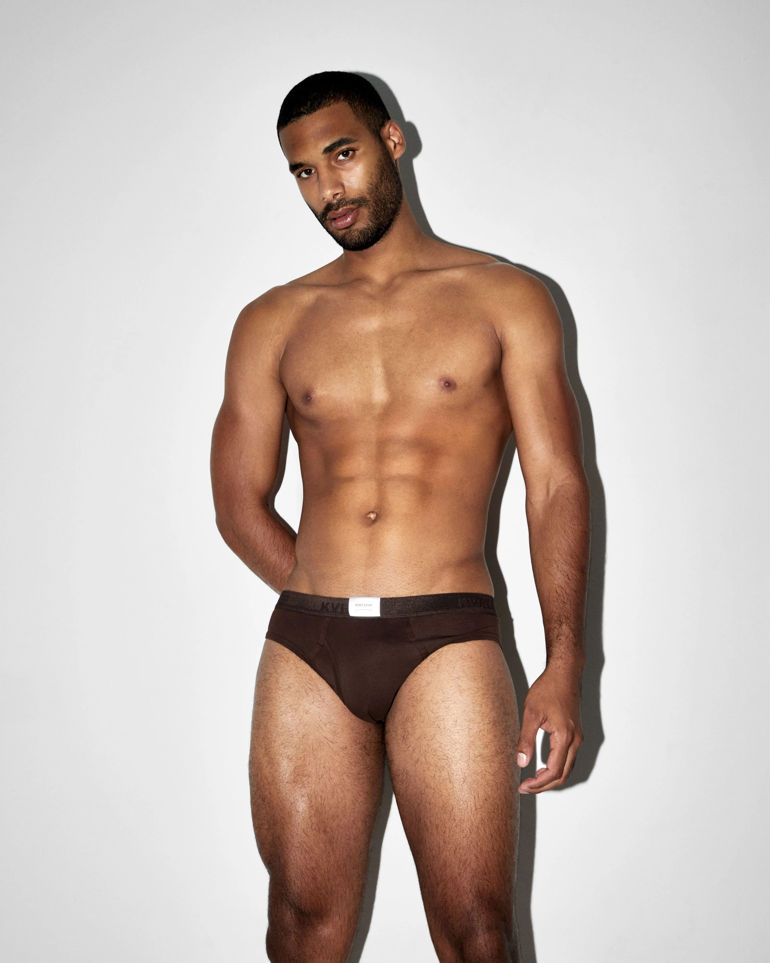 Cocoa KVRT Cotton Classic Brief sold by KVRT STVFF product image thumbnail 3