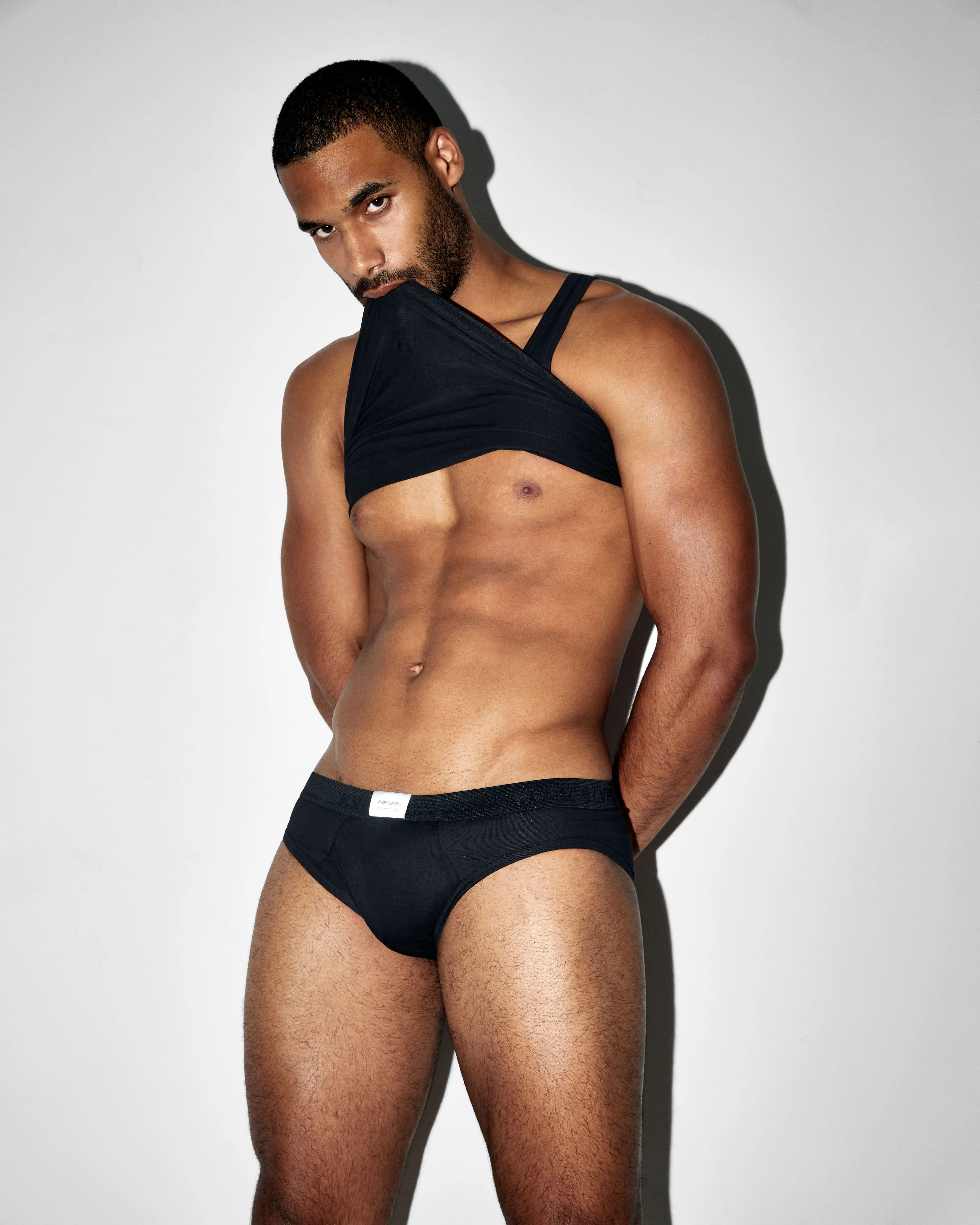 Black KVRT Cotton Tank Top sold by KVRT STVFF product image thumbnail 4