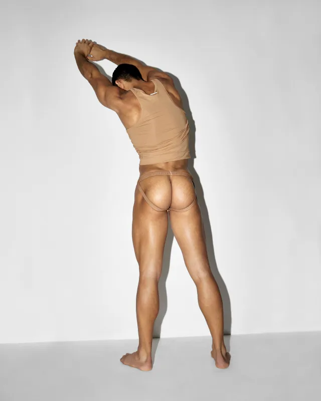 2 Pack Latte KVRT Cotton Jockstrap sold by KVRT STVFF