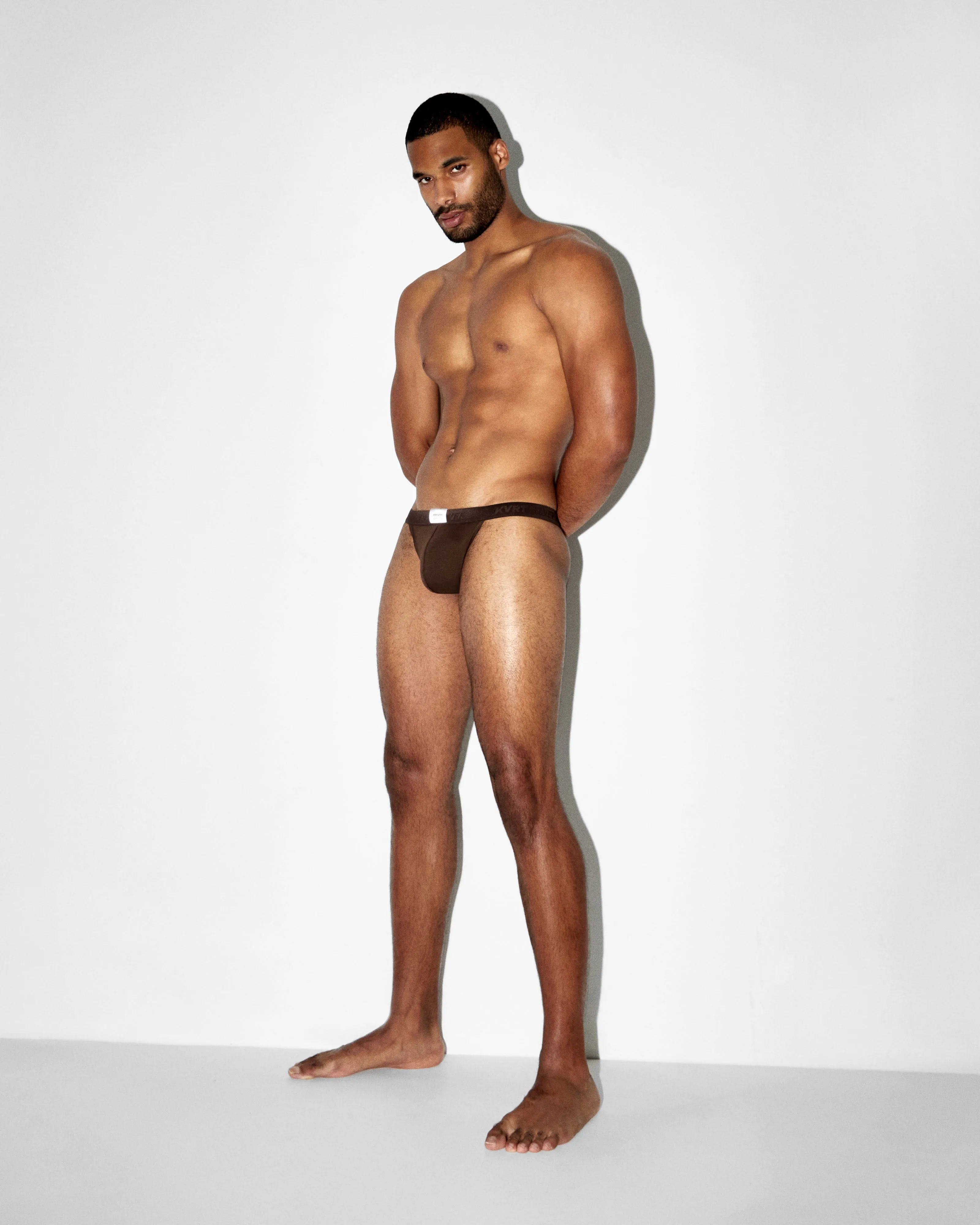 2 Pack Cocoa KVRT Cotton Thong sold by KVRT STVFF product image thumbnail 4