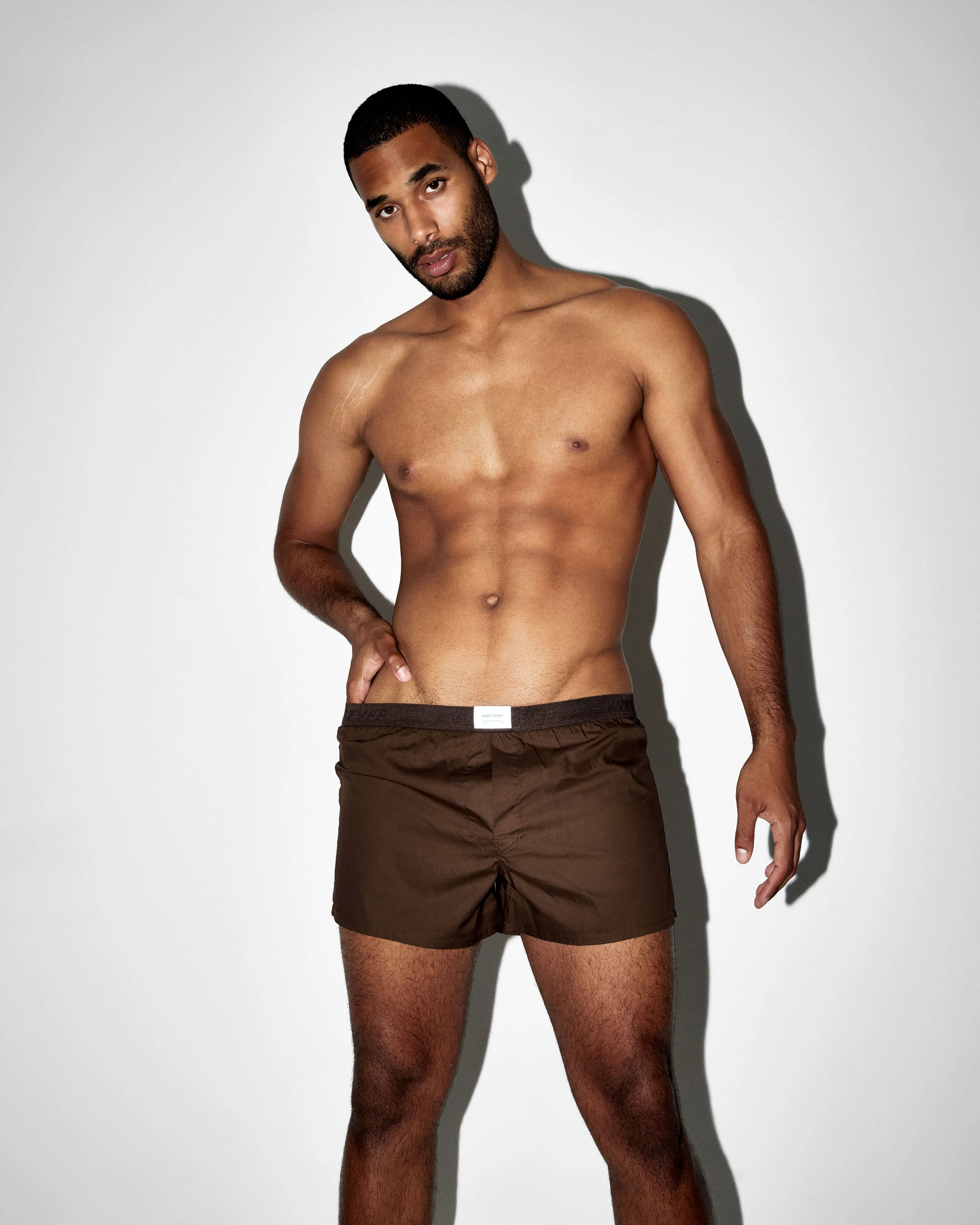 Cocoa KVRT Cotton Boxer sold by KVRT STVFF product image thumbnail 2