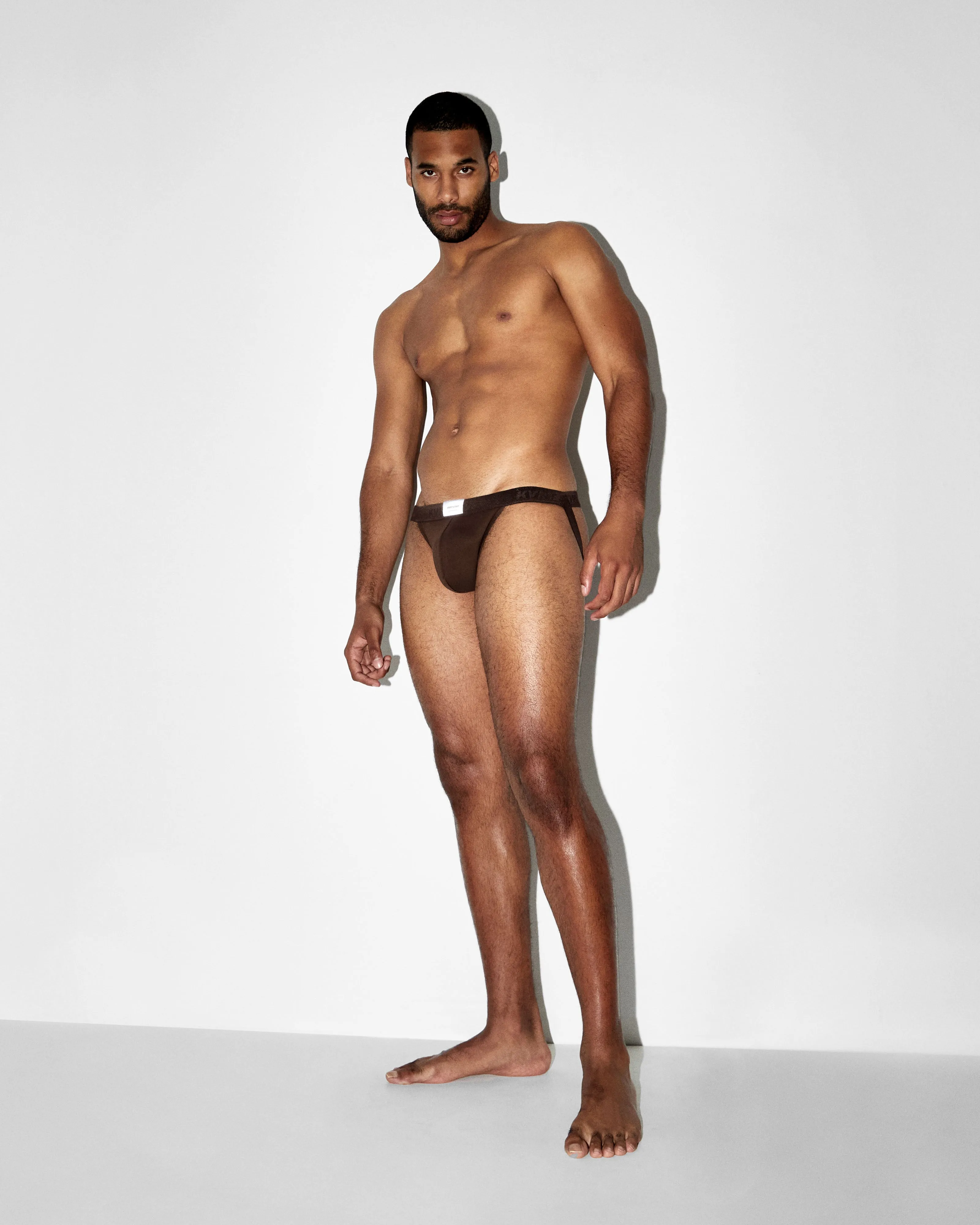 Cocoa KVRT Cotton Jockstrap sold by KVRT STVFF product image thumbnail 3