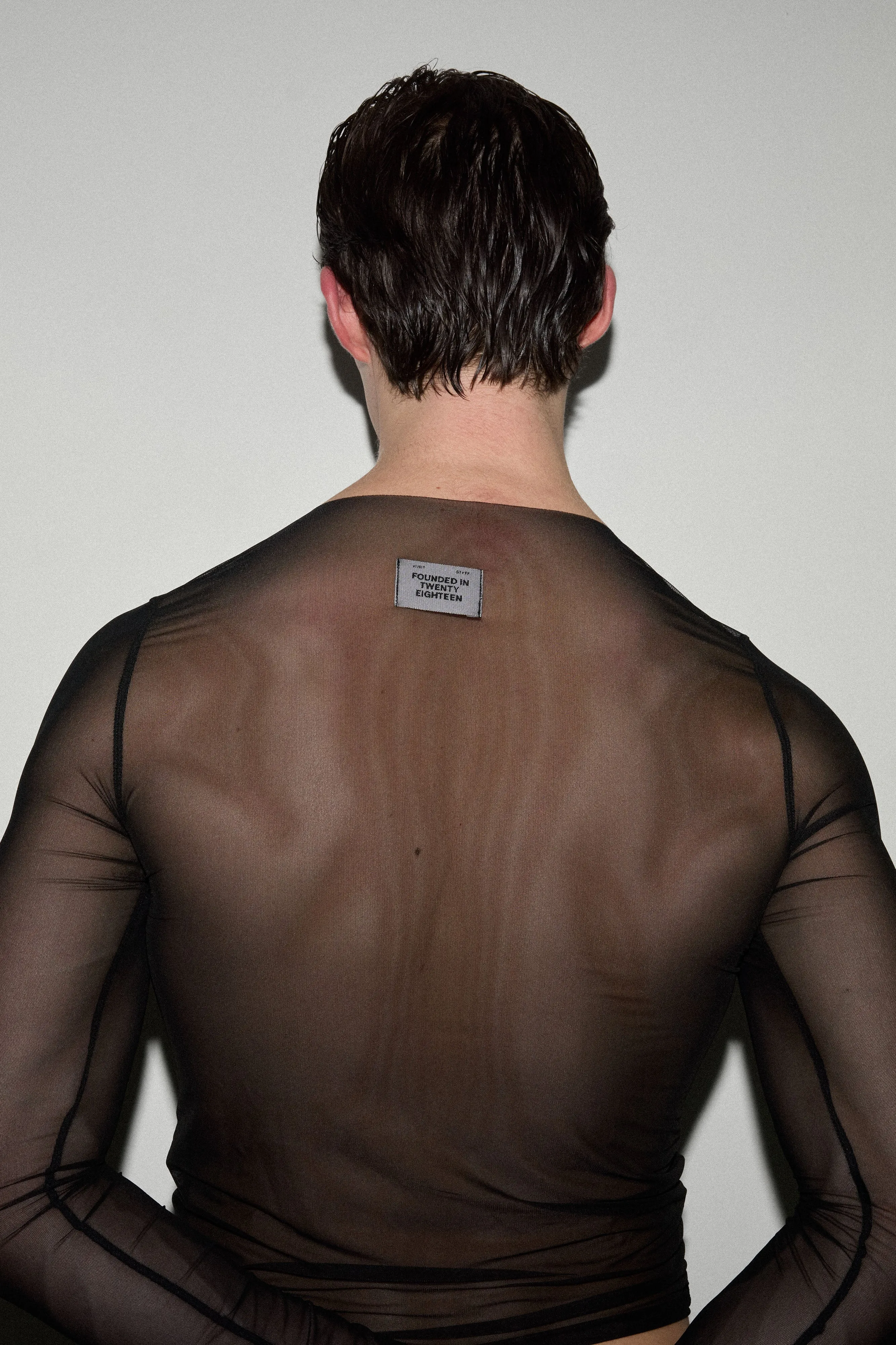 Black John Long Sleeve Henley sold by KVRT STVFF product image thumbnail 2
