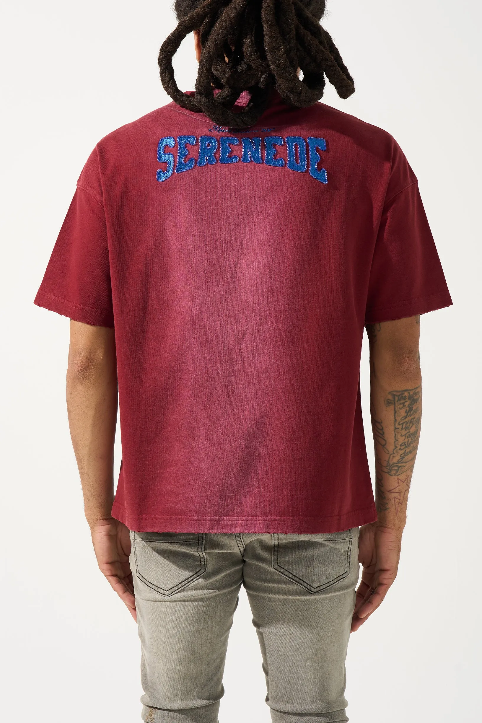 SOUVENIR Merlot T-shirt sold by Serenede product image thumbnail 4