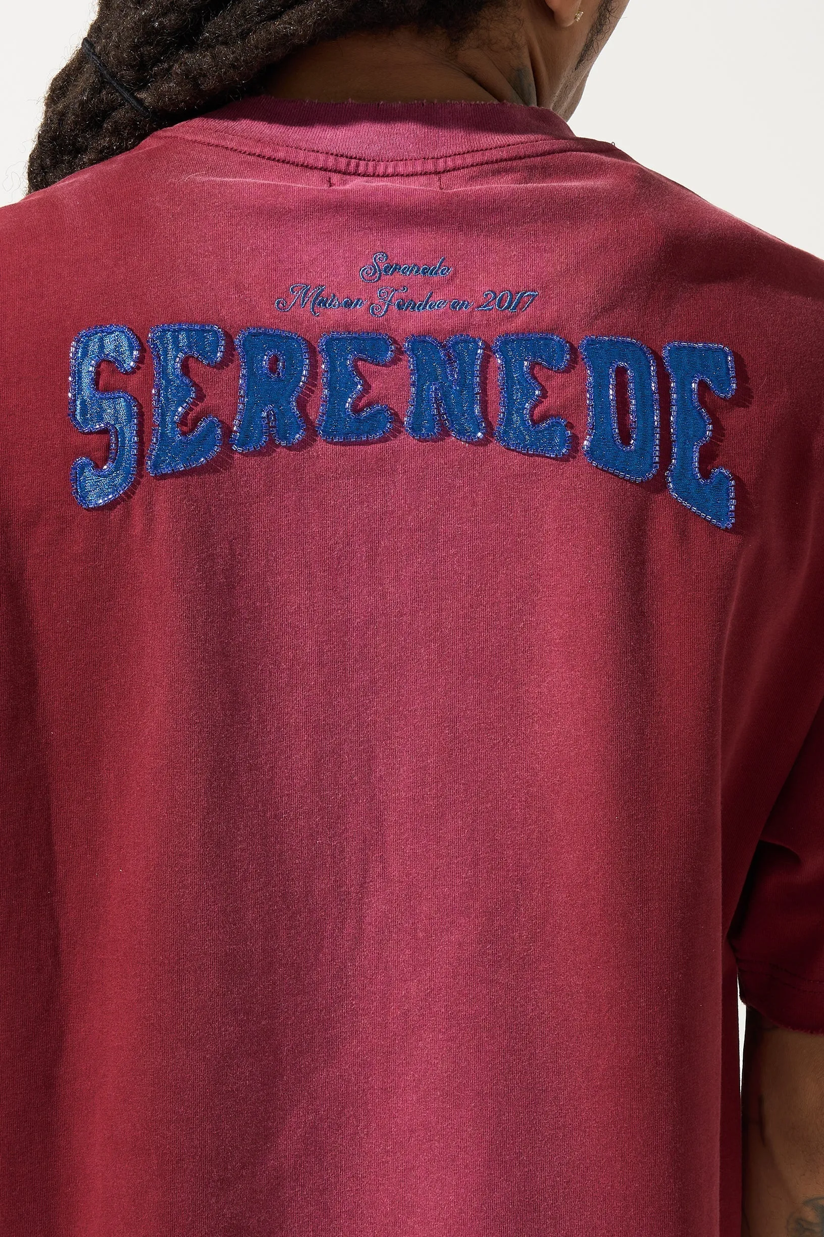 SOUVENIR Merlot T-shirt sold by Serenede product image thumbnail 5