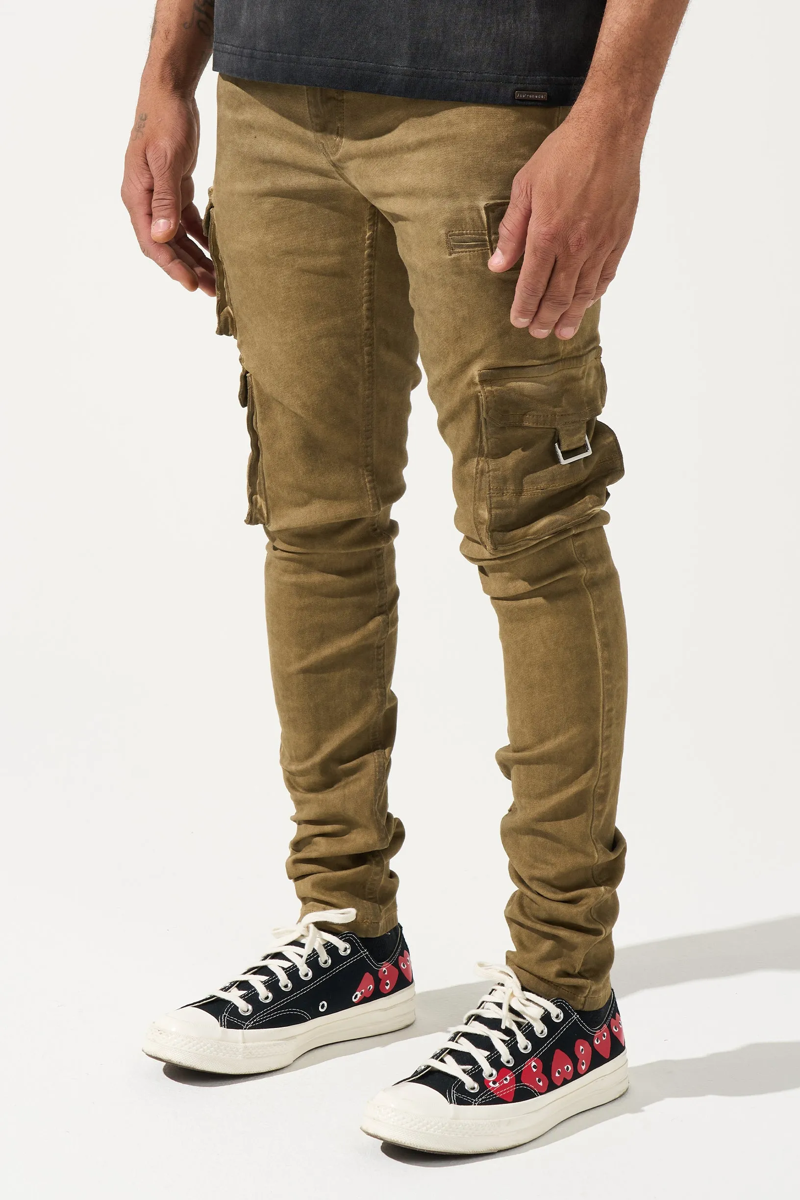 "TIGERS EYE" Cargo Jeans sold by Serenede product image thumbnail 3