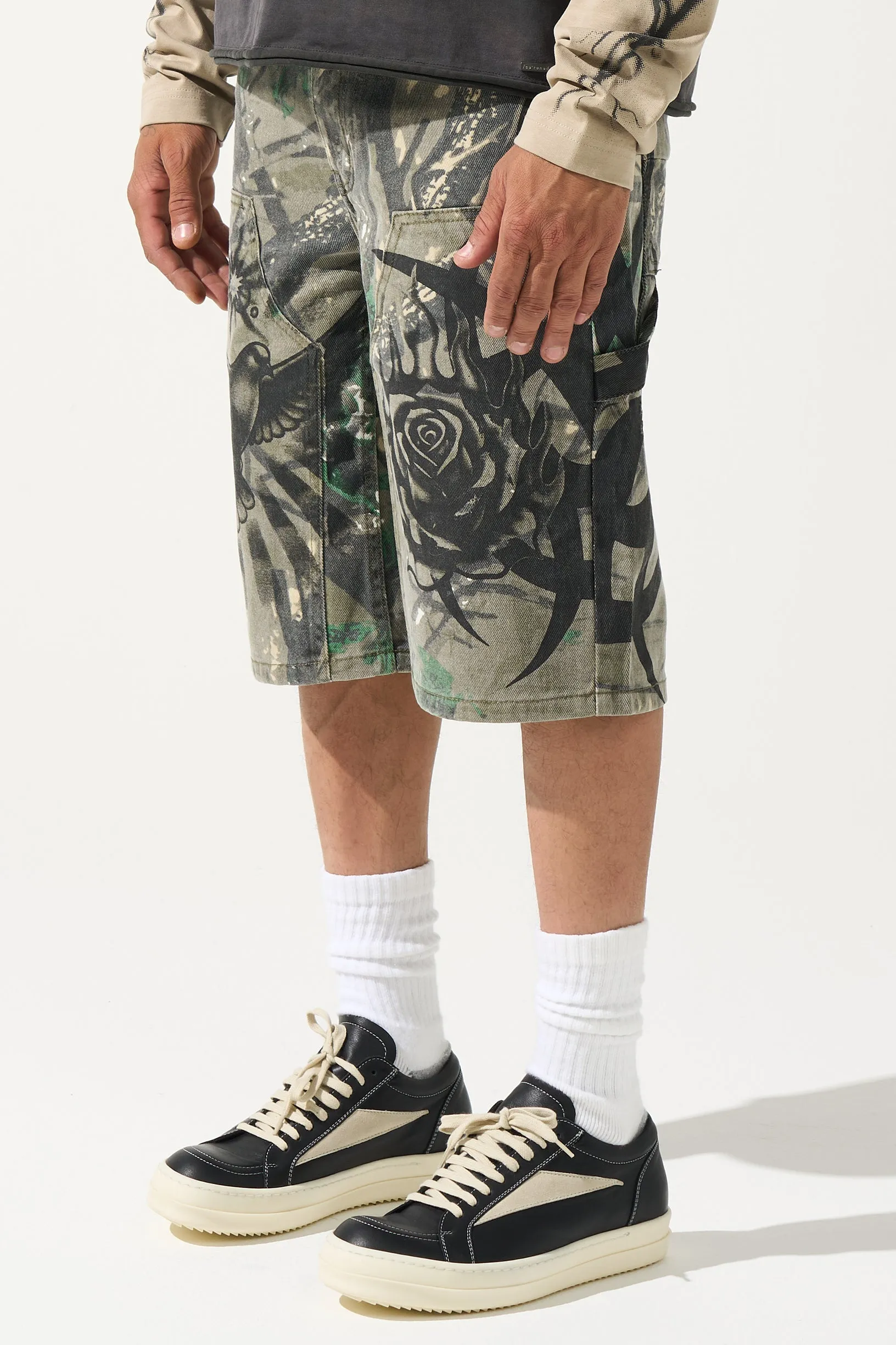 PARADI$E Denim Shorts sold by Serenede product image thumbnail 4