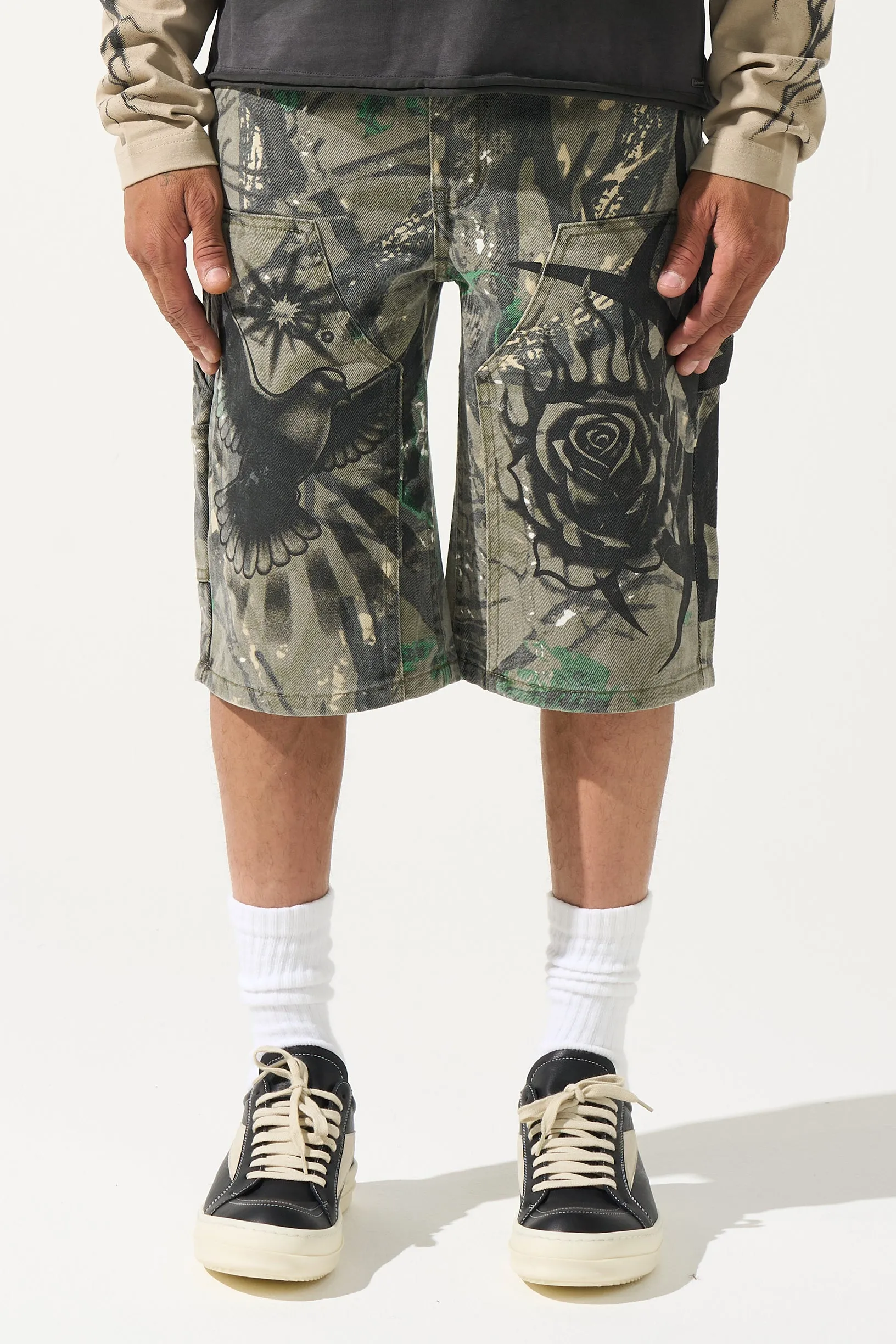 PARADI$E Denim Shorts sold by Serenede product image thumbnail 3