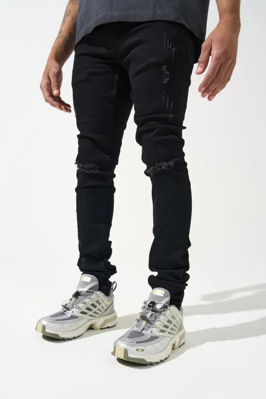 "MIDNIGHT BLACK" Jeans sold by Serenede