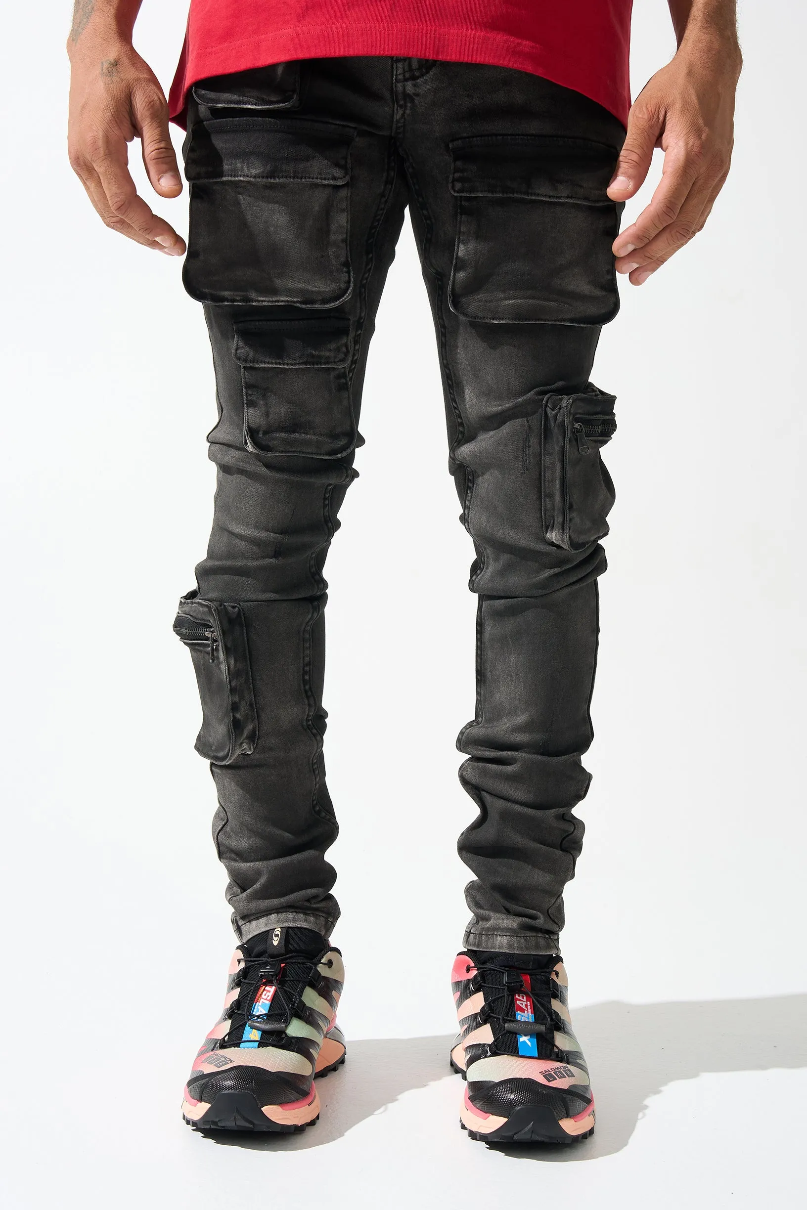 "CURRENT" Cargo Jeans sold by Serenede product image thumbnail 2