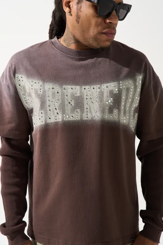 LEGACY Brown LS T-Shirt made by Serenede