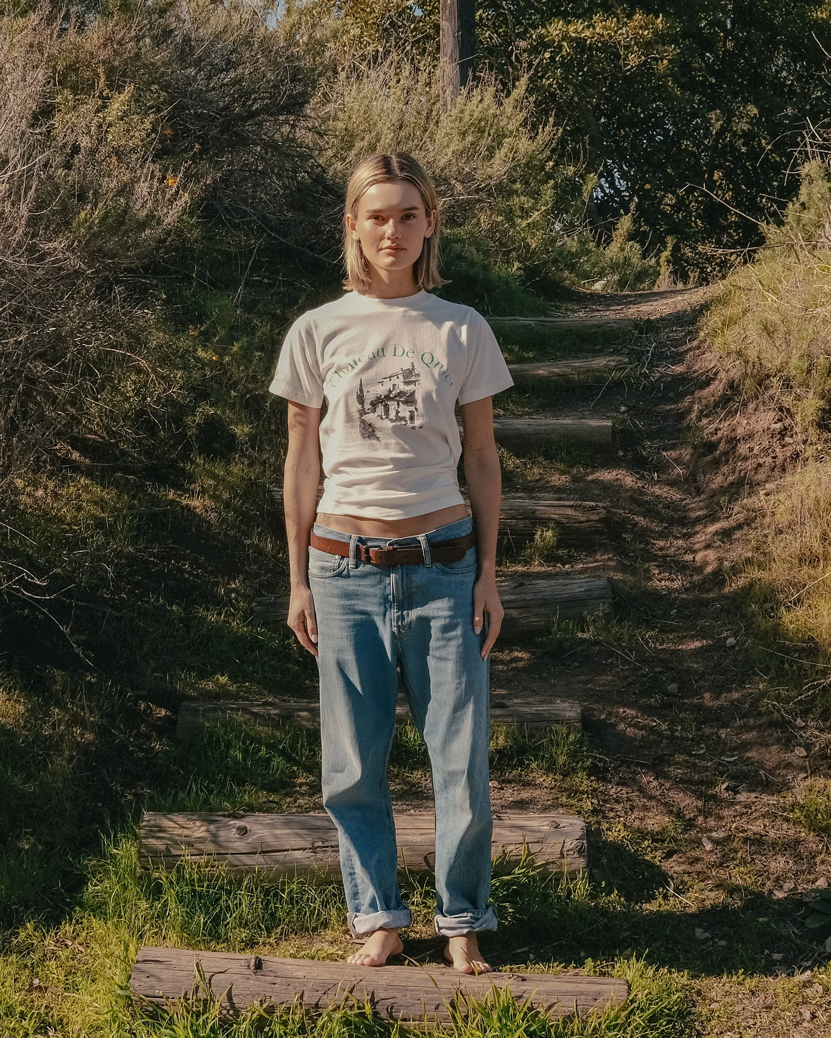 Chateau De Quiet Tee - White sold by Museum of Peace and Quiet product image thumbnail 2