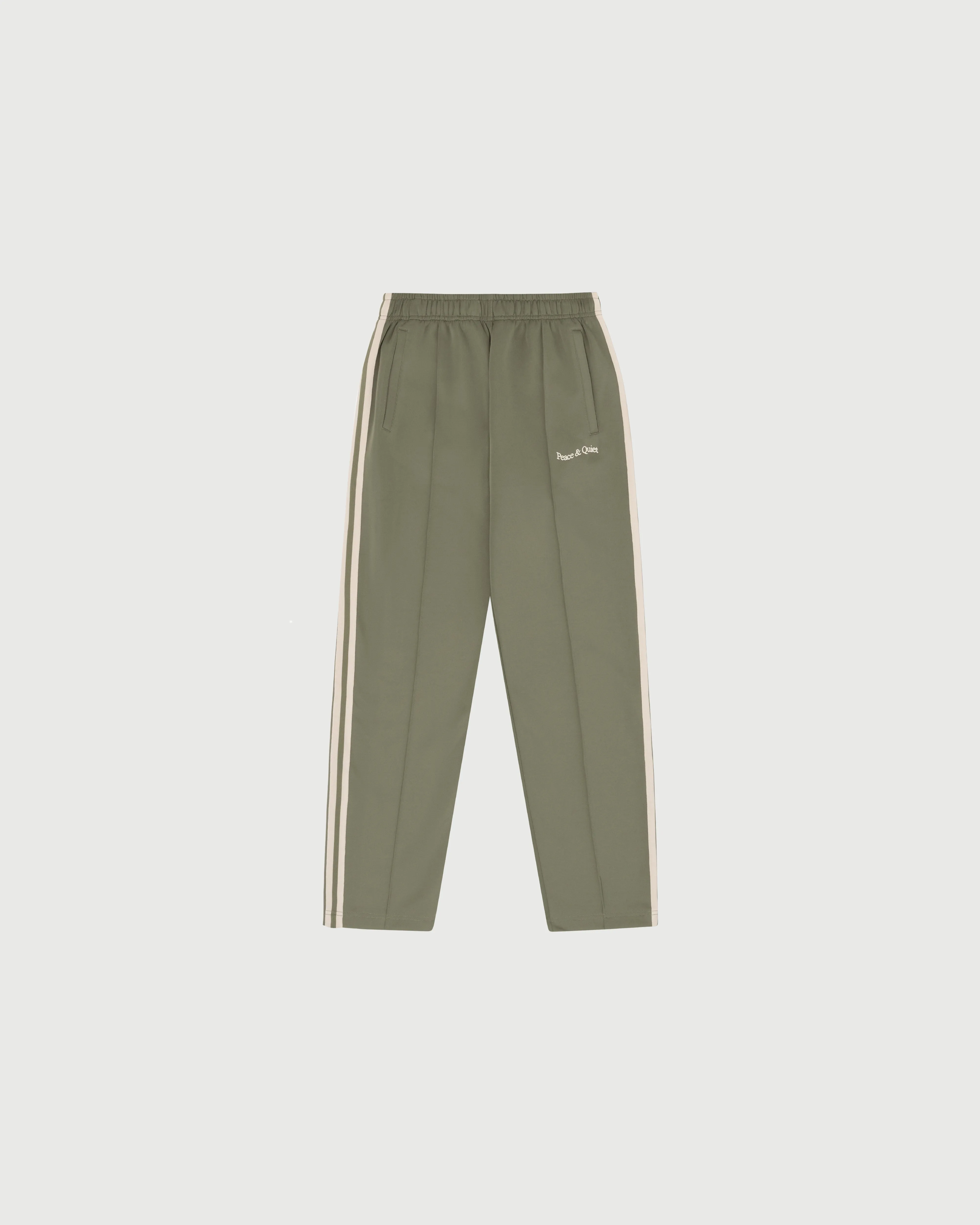 Wordmark Track Pants - Olive sold by Museum of Peace and Quiet