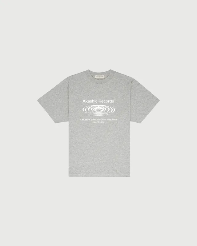 Akashic Records Tee - Ash sold by Museum of Peace and Quiet