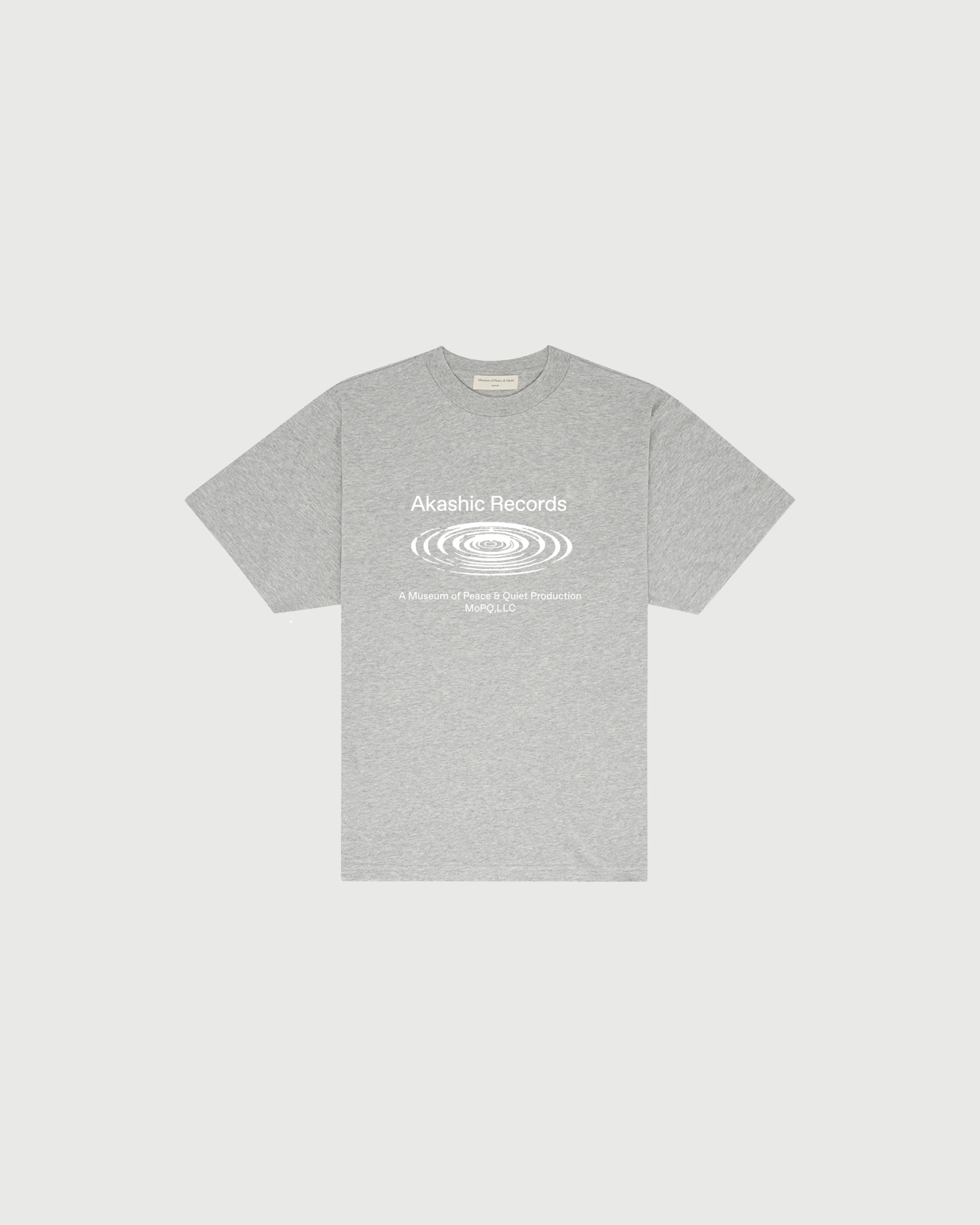 Akashic Records Tee - Ash sold by Museum of Peace and Quiet