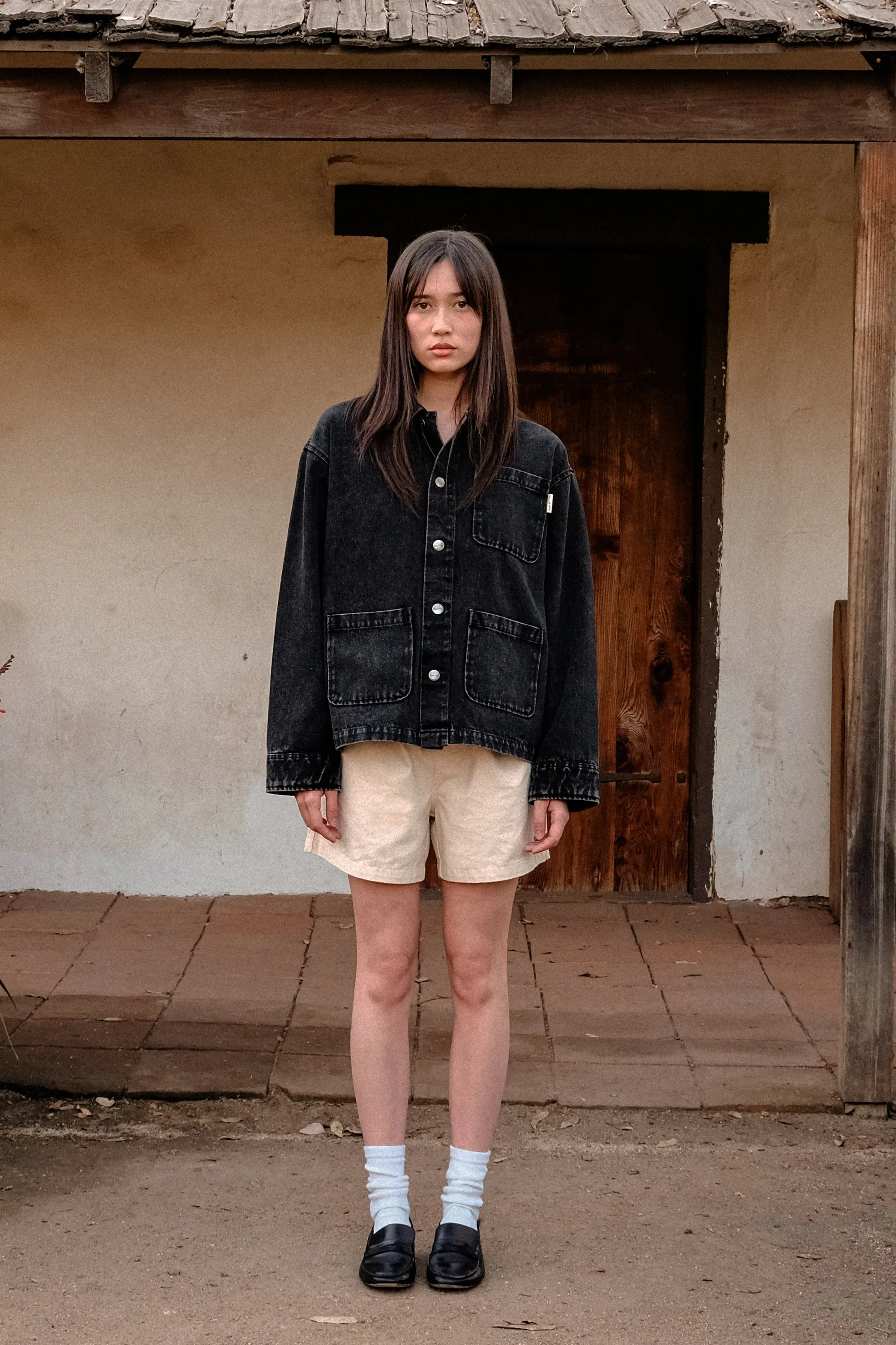 Wordmark Chore Coat - Black Wash sold by Museum of Peace and Quiet product image thumbnail 2