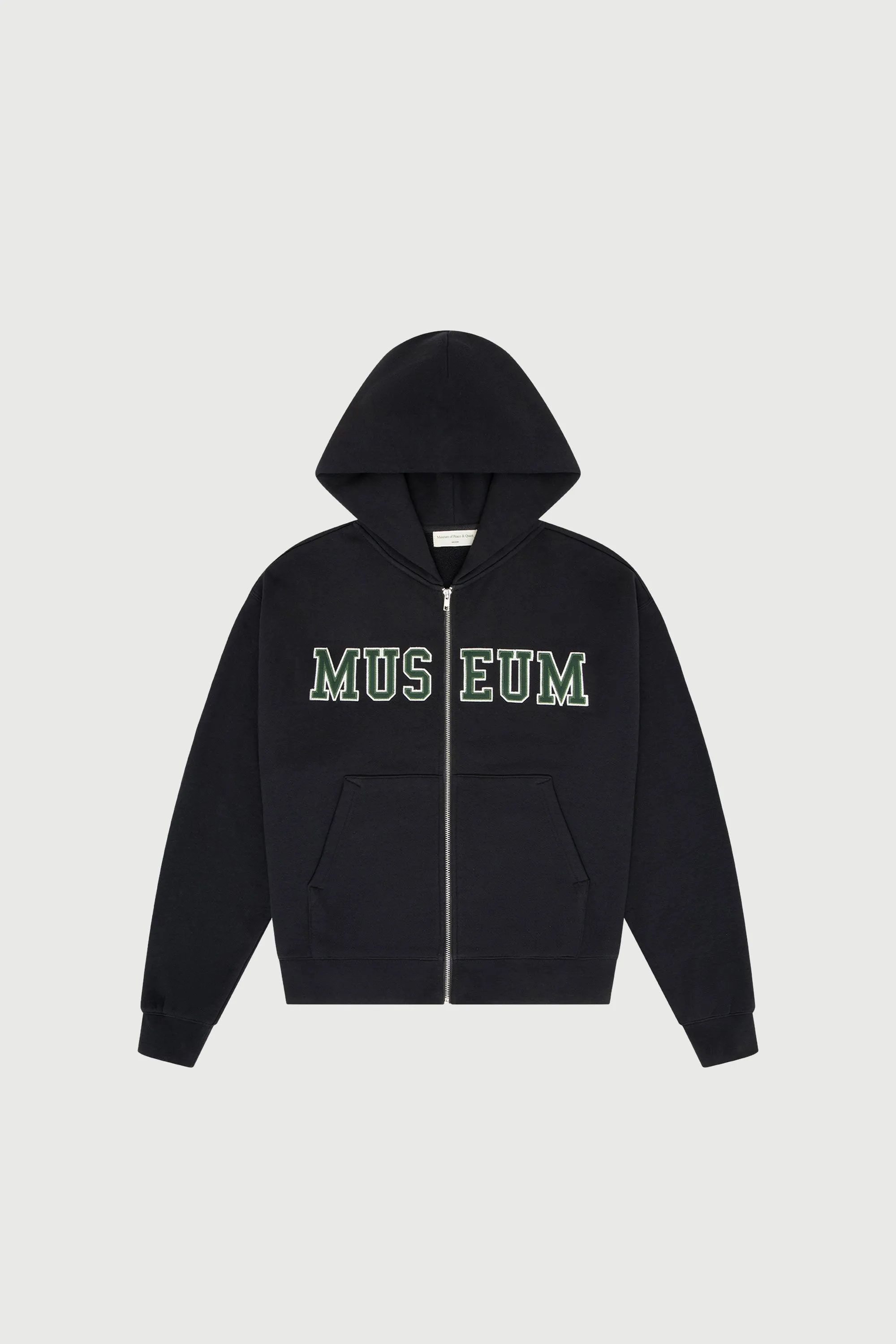 Museum Zip Up Hoodie - Black sold by Museum of Peace and Quiet