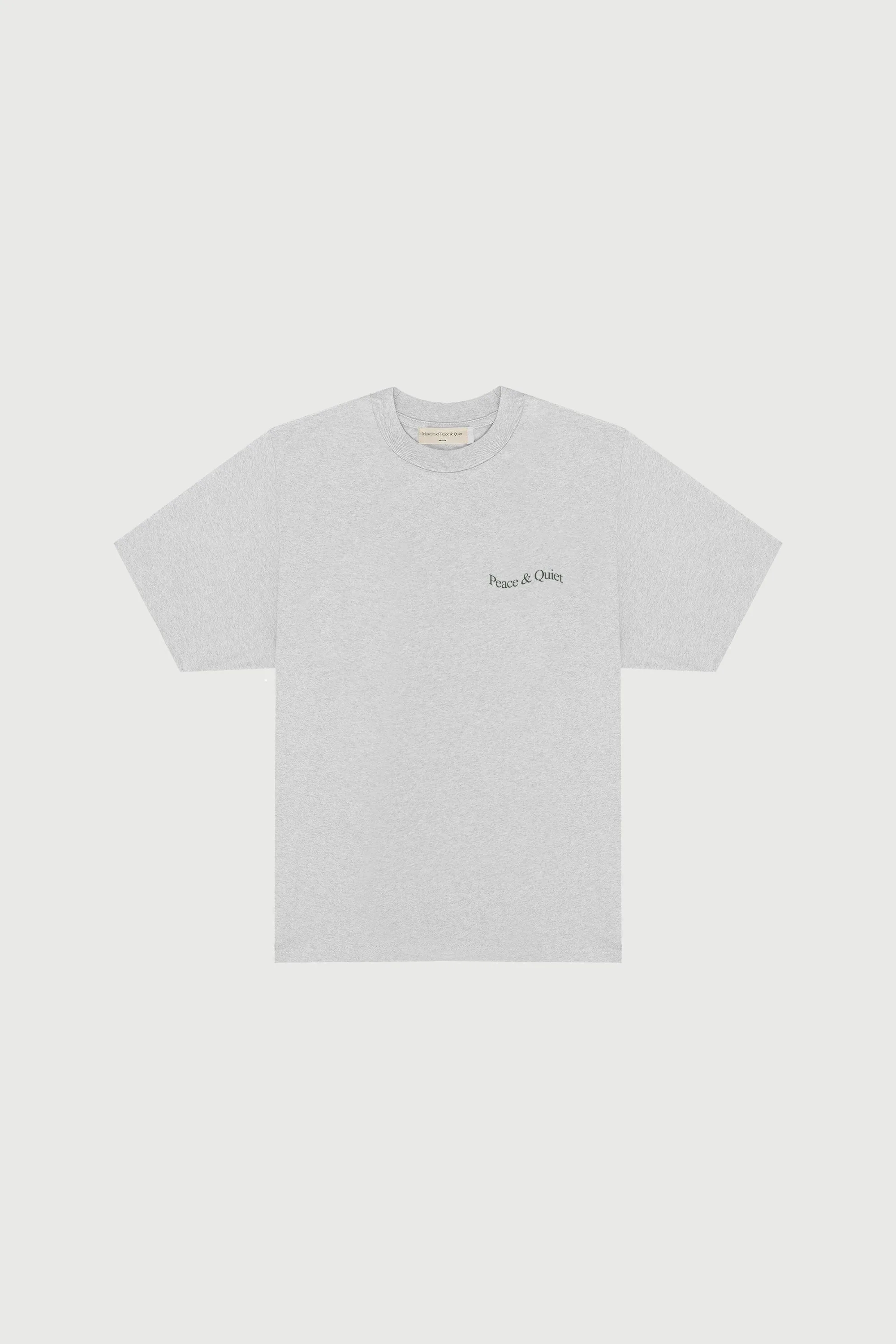 Wordmark Tee - Heather sold by Museum of Peace and Quiet
